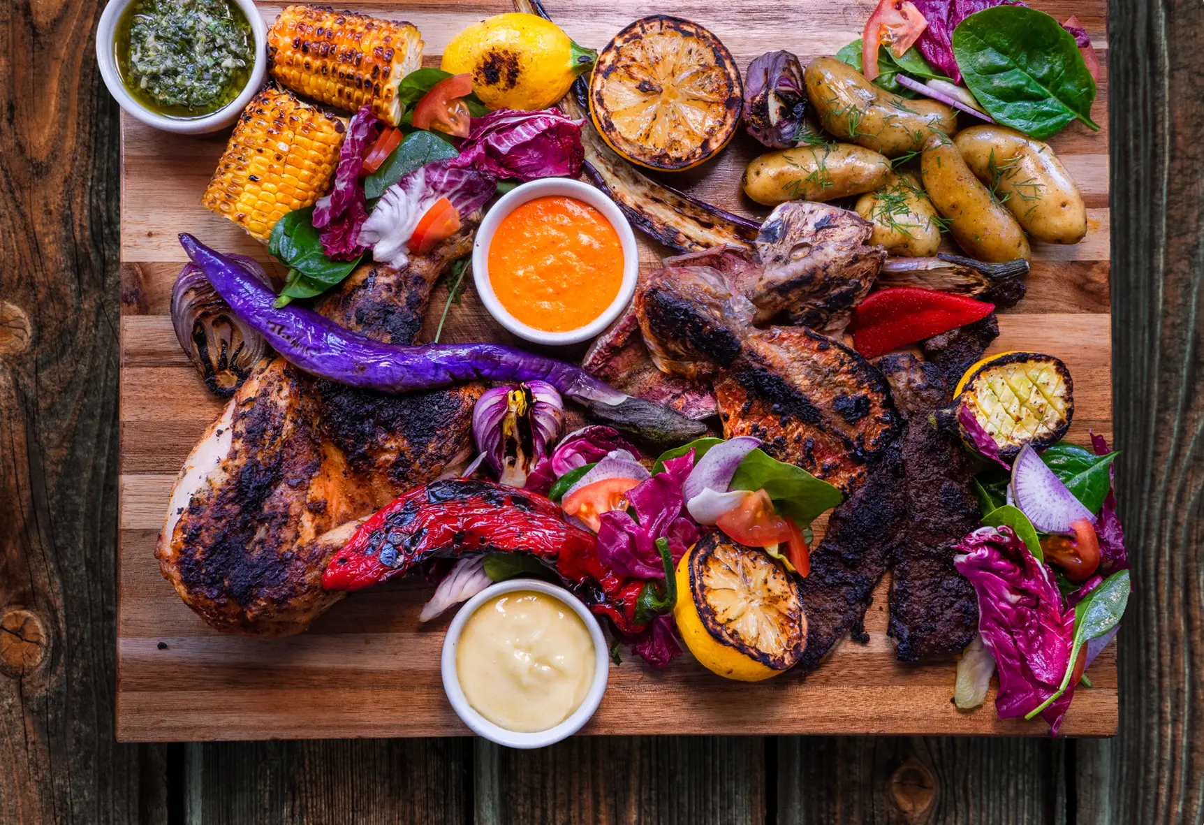 grill - bbq platter