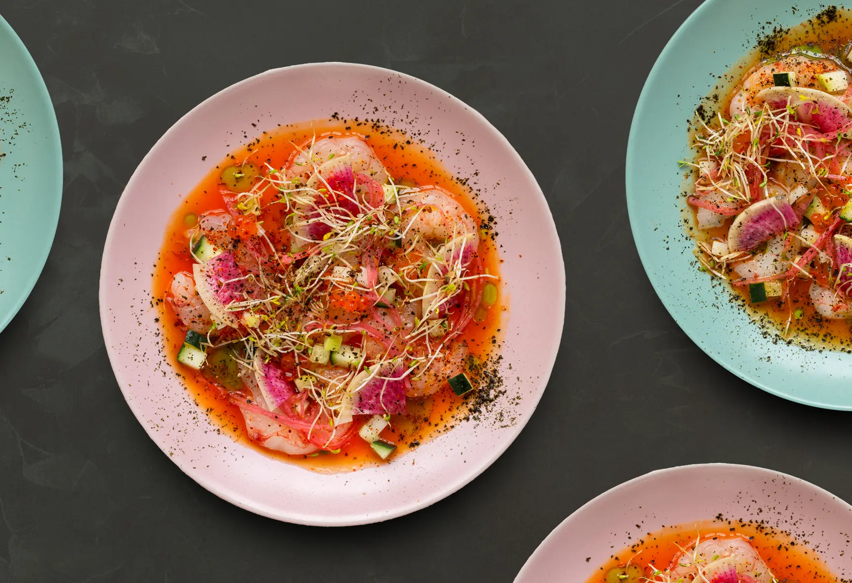 entrada - prawn aguachile